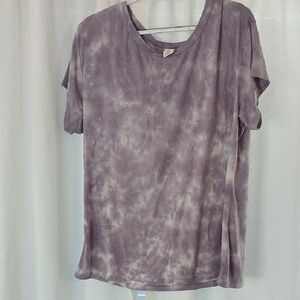 Purple Tie-Dye Women's Tee XXL